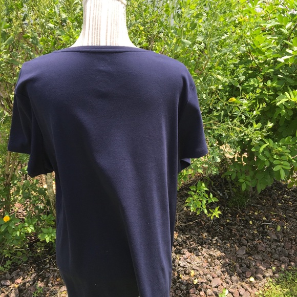 Croft & Barrow Blue Firework Tee shirt XXL(2X) - Picture 3 of 9